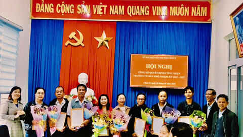 HỘI NGHỊ CÔNG BỐ QUYẾT ĐỊNH CÔNG NHẬN TỔ TRƯỞNG TỔ DÂN PHỐ, NHIỆM KỲ 2025-2027
